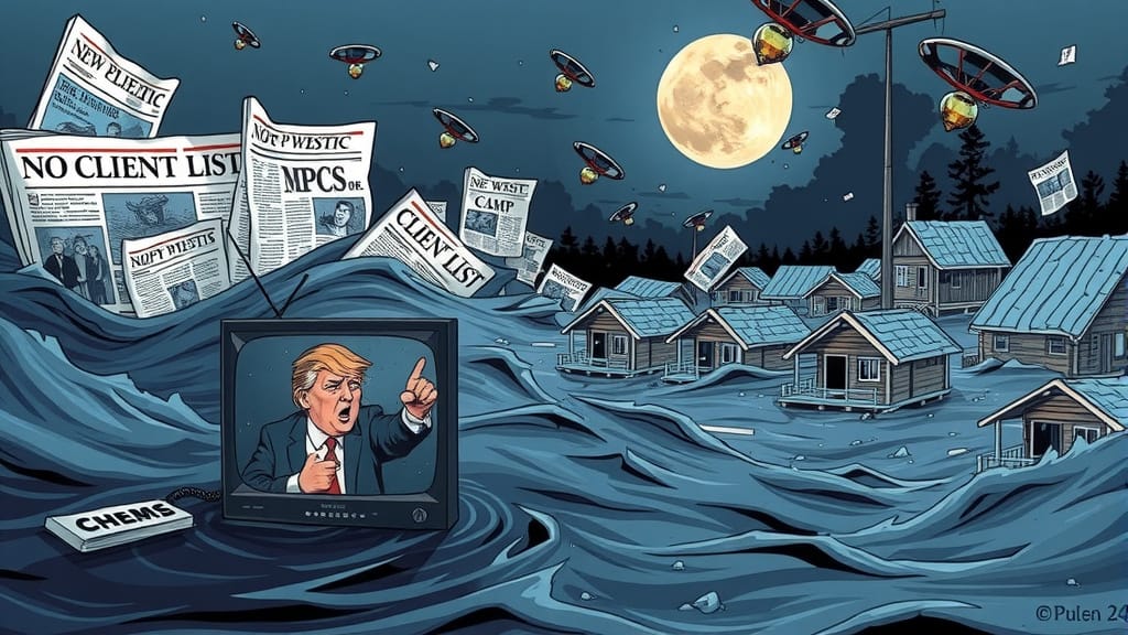 Texas Floods + Epstein Files = Perfect News Cycle Management