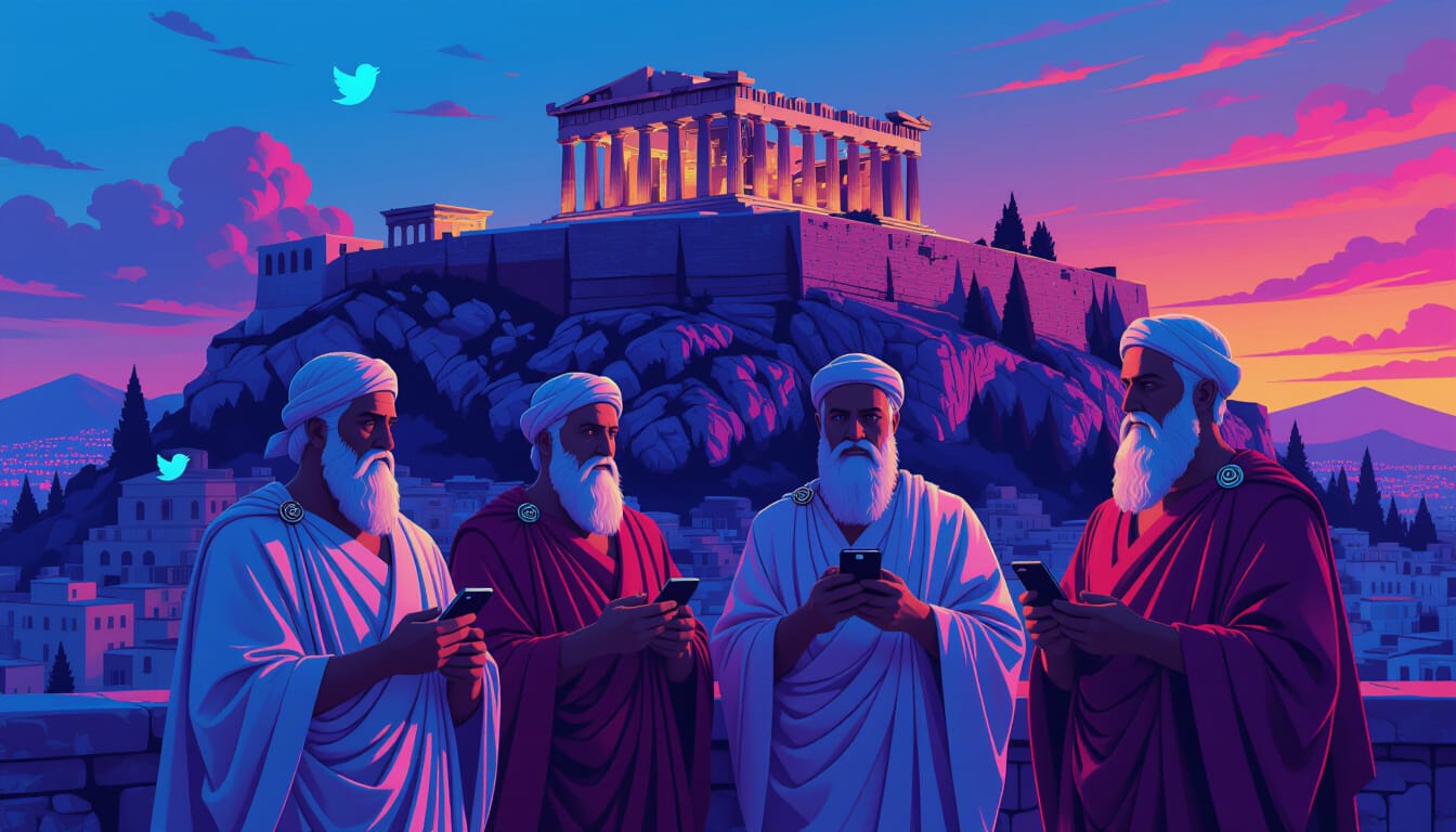 If Ancient Philosophers Had Twitter Beefs