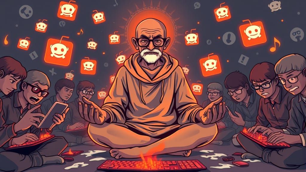 What If Gandhi Rage-Posted on Reddit?