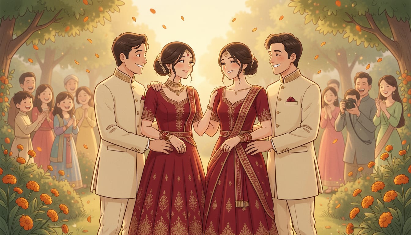 The Twin Marriage Heard 'Round India: A Love Story That Broke the Algorithm